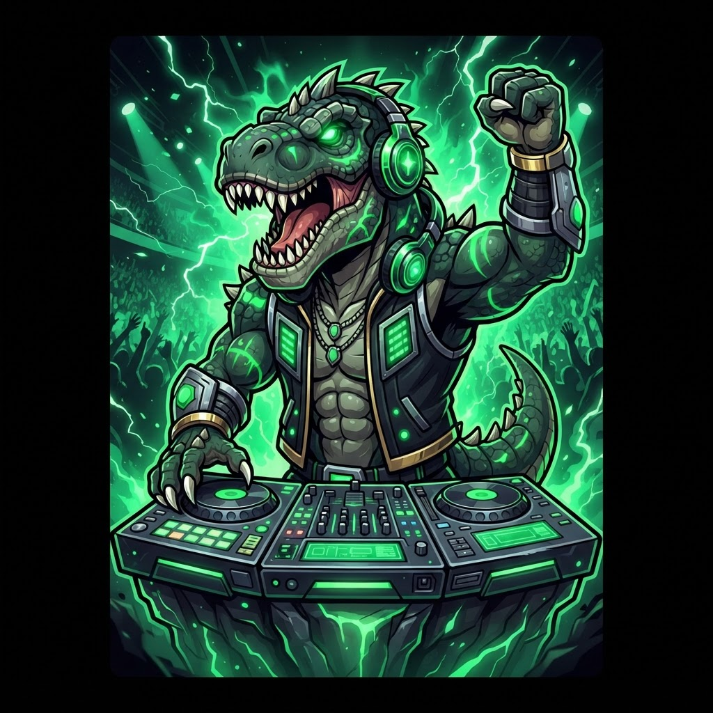 DJ FOSSILDROP card art