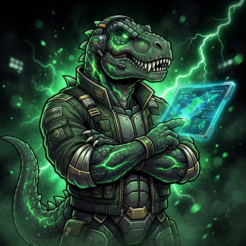 ALPHASAURUS card art