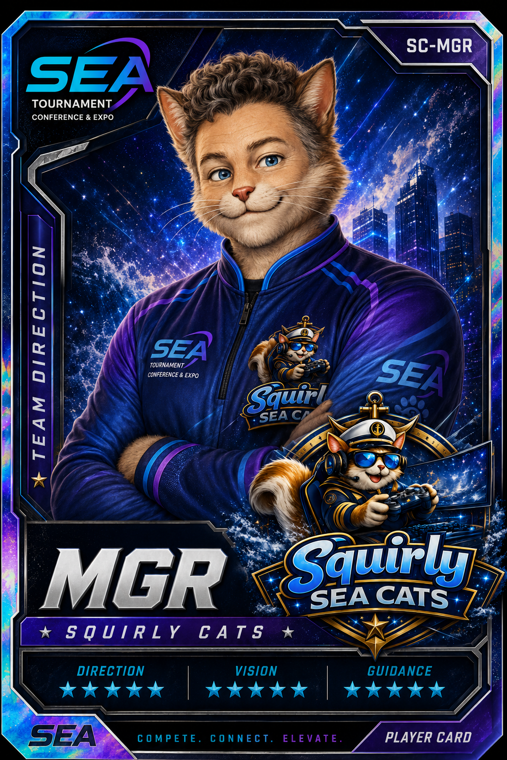 MGR player card front