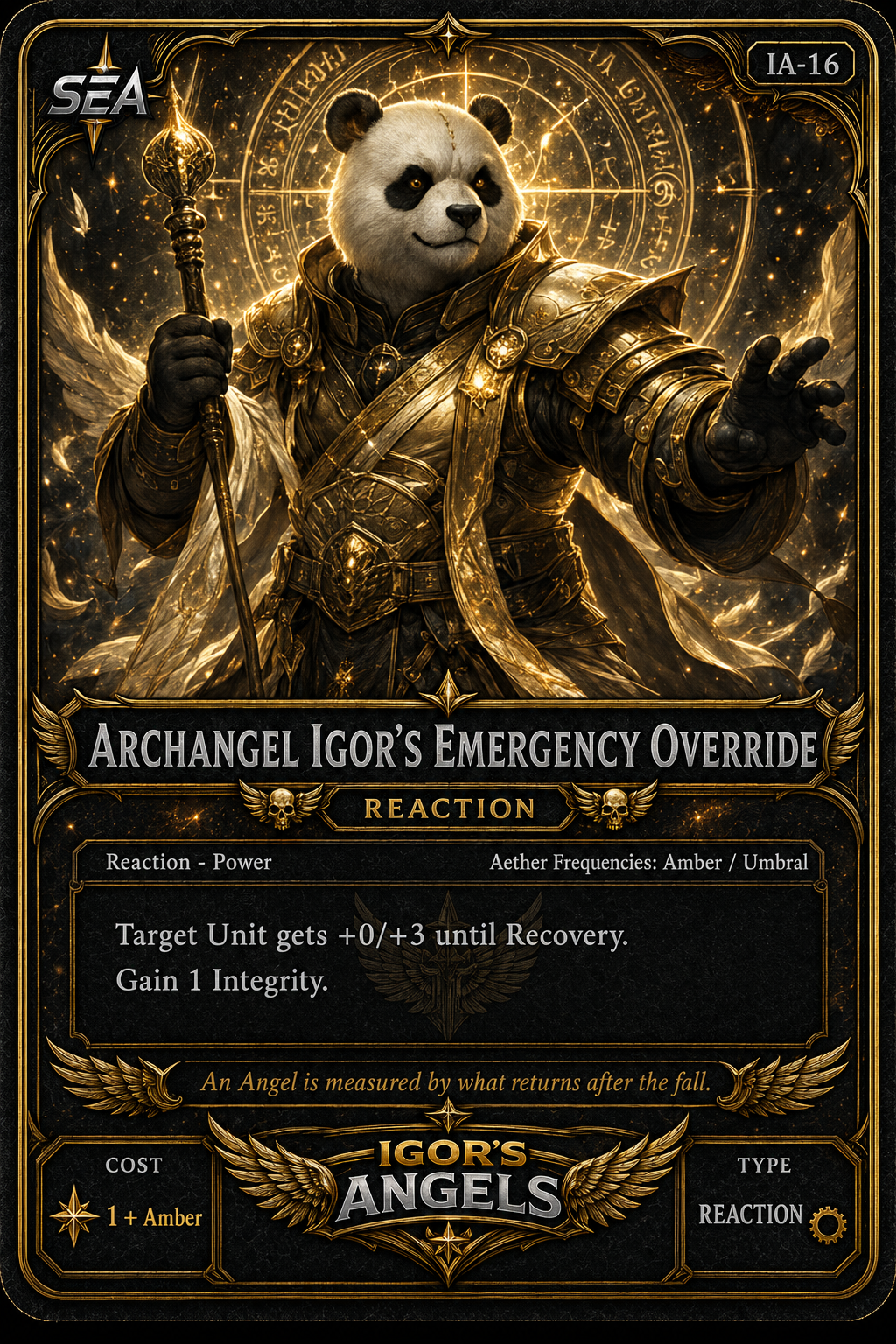 Archangel Igor's Emergency Override