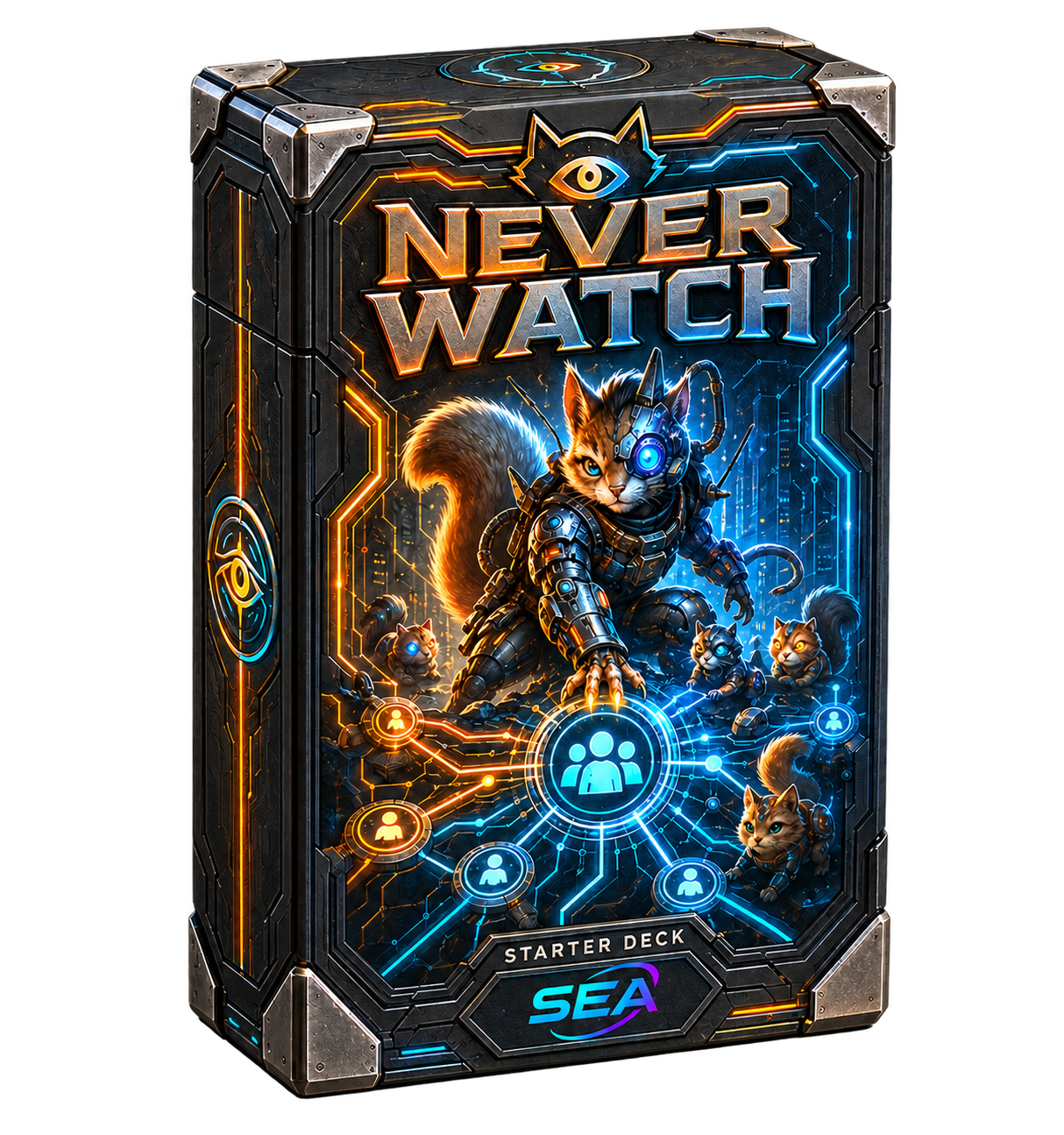 Never Watch 3D starter deck box